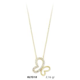 Harem Altın KLY310 14 Ayar Altın Kelebek Kolye