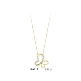 Harem Altın KLY310 14 Ayar Altın Kelebek Kolye