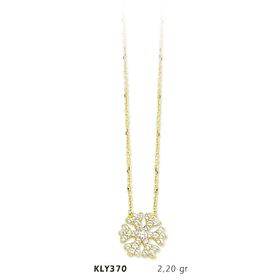 Harem Altın KLY370 14 Ayar Altın Kar Tanesi Kolye