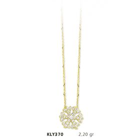 Harem Altın KLY370 14 Ayar Altın Kar Tanesi Kolye