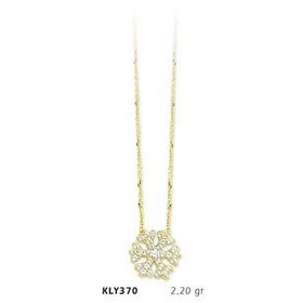 Harem Altın KLY370 14 Ayar Altın Kar Tanesi Kolye
