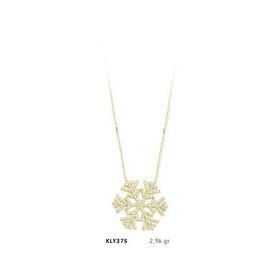 Harem Altın KLY375 14 Ayar Altın Kar Tanesi Kolye
