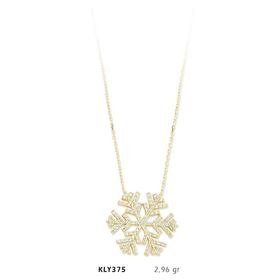 Harem Altın KLY375 14 Ayar Altın Kar Tanesi Kolye