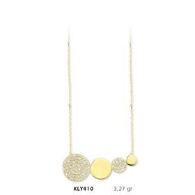 Harem Altın KLY410 14 Ayar Altın Oval Kolye