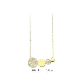 Harem Altın KLY410 14 Ayar Altın Oval Kolye
