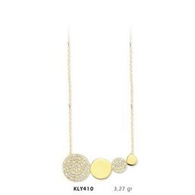Harem Altın KLY410 14 Ayar Altın Oval Kolye
