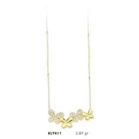 Harem Altın KLY411 14 Ayar Kelebek Altın Kolye