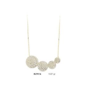 Harem Altın KLY416 14 Ayar Altın Oval Kolye