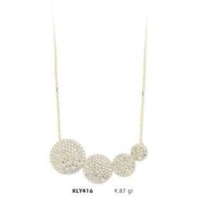 Harem Altın KLY416 14 Ayar Altın Oval Kolye
