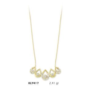 Harem Altın KLY417 14 Ayar Damla Altın Kolye