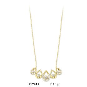 Harem Altın KLY417 14 Ayar Damla Altın Kolye