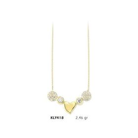 Harem Altın KLY418 14 Ayar Kalp Altın Kolye