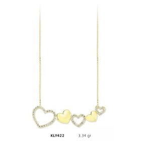 Harem Altın KLY422 14 Ayar Kalp Altın Kolye