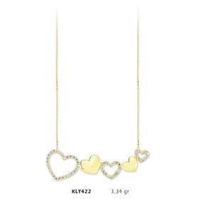 Harem Altın KLY422 14 Ayar Kalp Altın Kolye