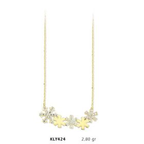 Harem Altın KLY424 14 Ayar Kar Tanesi Altın Kolye