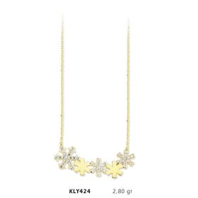 Harem Altın KLY424 14 Ayar Kar Tanesi Altın Kolye