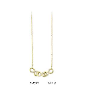 Harem Altın KLY434 14 Ayar Sonsuzluk Altın Kolye