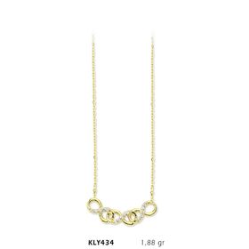 Harem Altın KLY434 14 Ayar Sonsuzluk Altın Kolye