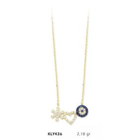 Harem Altın KLY436 14 Ayar Kalp Altın Kolye