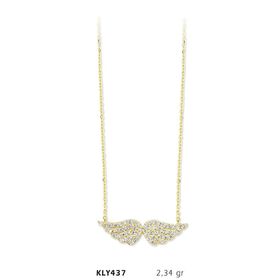 Harem Altın KLY437 14 Ayar Altın Melek Kanadı Kolye