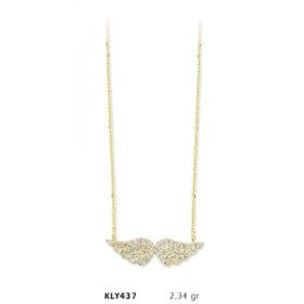 Harem Altın KLY437 14 Ayar Altın Melek Kanadı Kolye