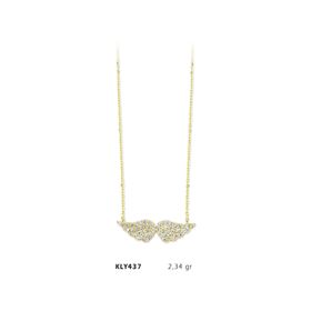 Harem Altın KLY437 14 Ayar Altın Melek Kanadı Kolye
