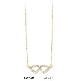 Harem Altın KLY438 14 Ayar Altın Melek Kanadı Kolye