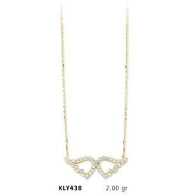 Harem Altın KLY438 14 Ayar Altın Melek Kanadı Kolye