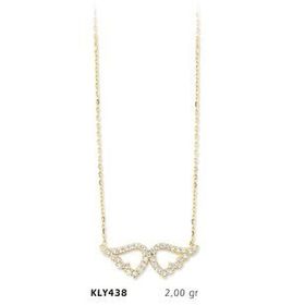Harem Altın KLY438 14 Ayar Altın Melek Kanadı Kolye