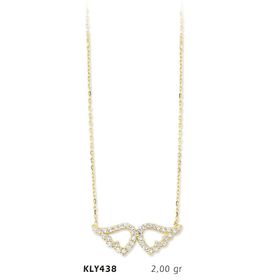 Harem Altın KLY438 14 Ayar Altın Melek Kanadı Kolye