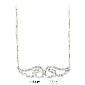 Harem Altın KLY439 14 Ayar Altın Melek Kanadı Kolye