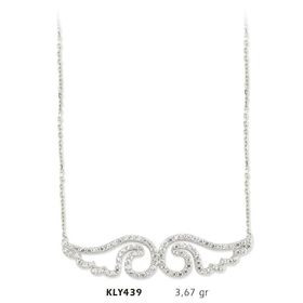 Harem Altın KLY439 14 Ayar Altın Melek Kanadı Kolye