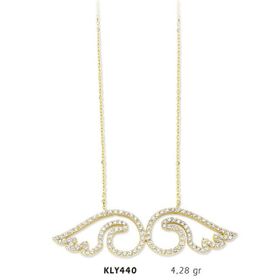 Harem Altın KLY440 14 Ayar Altın Melek Kanadı Kolye