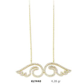 Harem Altın KLY440 14 Ayar Altın Melek Kanadı Kolye