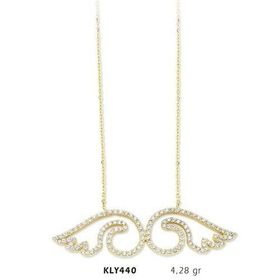 Harem Altın KLY440 14 Ayar Altın Melek Kanadı Kolye