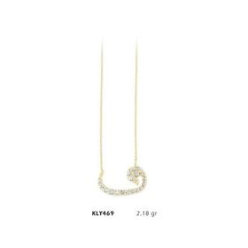 Harem Altın KLY469 14 Ayar Altın Vav Kolye