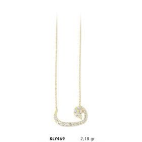 Harem Altın KLY469 14 Ayar Altın Vav Kolye