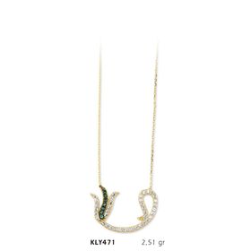 Harem Altın KLY471 14 Ayar Altın Vav Kolye