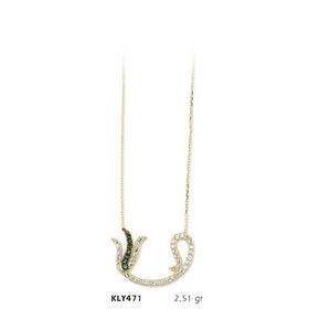 Harem Altın KLY471 14 Ayar Altın Vav Kolye