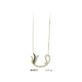 Harem Altın KLY471 14 Ayar Altın Vav Kolye