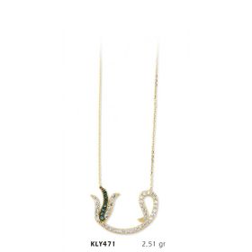 Harem Altın KLY471 14 Ayar Altın Vav Kolye