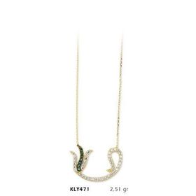 Harem Altın KLY471 14 Ayar Altın Vav Kolye
