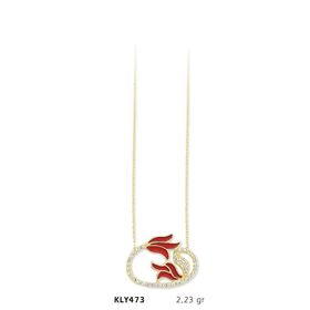 Harem Altın KLY473 14 Ayar Altın Vav Kolye