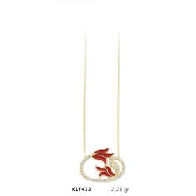 Harem Altın KLY473 14 Ayar Altın Vav Kolye