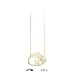 Harem Altın KLY476 14 Ayar Altın Vav Kolye