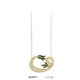 Harem Altın KLY477 14 Ayar Altın Vav Kolye