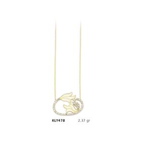 Harem Altın KLY478 14 Ayar Altın Vav Kolye