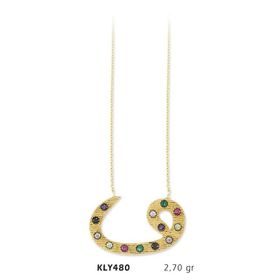 Harem Altın KLY480 14 Ayar Altın Vav Kolye