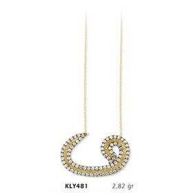 Harem Altın KLY481 14 Ayar Altın Vav Kolye