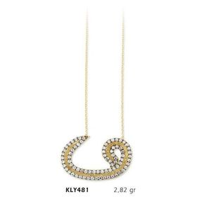 Harem Altın KLY481 14 Ayar Altın Vav Kolye